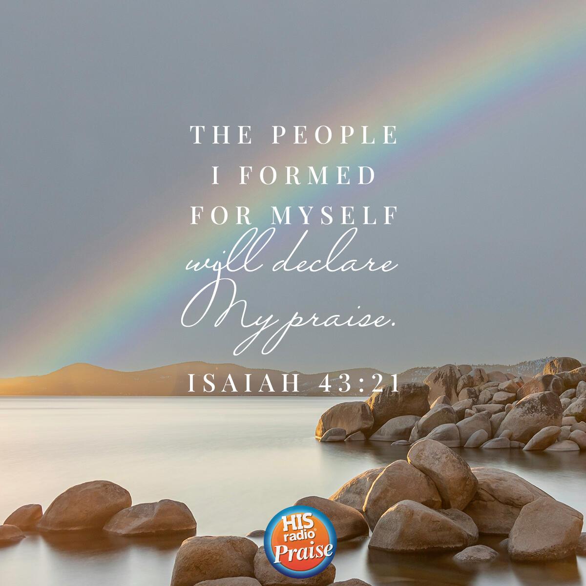 Isaiah 43:21 - Verse of the Day